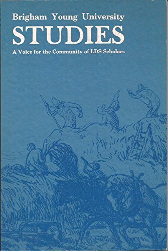 BYU (Brigham Young University) Studies : Volume 8 Number 4 (Summer, 1968) [Paper