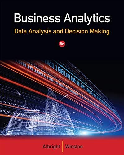 Business Analytics: Data Analysis & Decision Making Albright, S. Christian and W