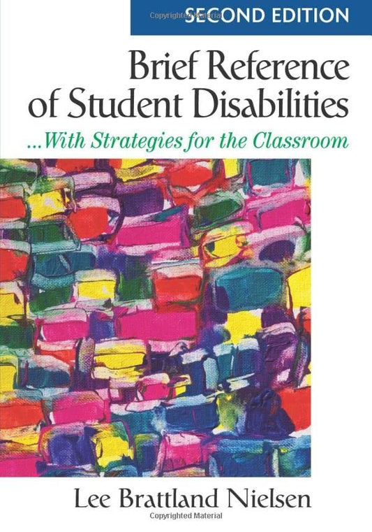 Brief Reference of Student Disabilities: ...With Strategies for the Classroom [P