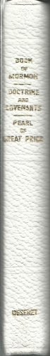 Triple Combination - Pocket Edition - White Leather - Book of Mormon, Doctrine a