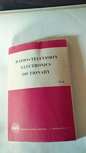 Radio, Television, Electronics Dictionary [Paperback] National Radio Institute