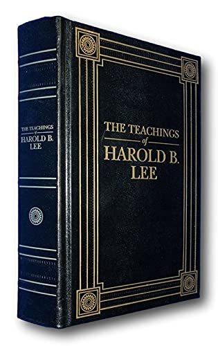 Rare Teachings of Harold B Lee 2015 Gift Edition Black Leather Bound LDS Mormon