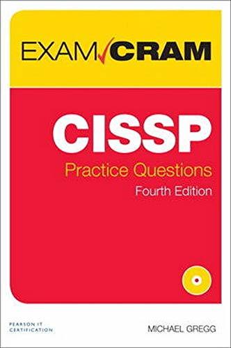 Cissp Practice Questions Exam Cram [Paperback] Gregg, Michael