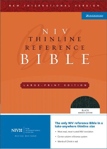 NIV Thinline Reference Bible, Large Print (New International Version) Zondervan