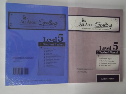 All About Spelling: Level 5, Teacher's Manual and Student Packet [Perfect Paperb