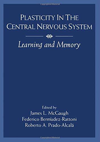 Plasticity in the Central Nervous System: Learning and Memory [Hardcover] McGaug