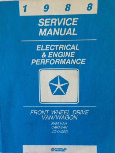 Chrysler Motors 1988 Service Manual: Electrical & Engine performance - Front Whe