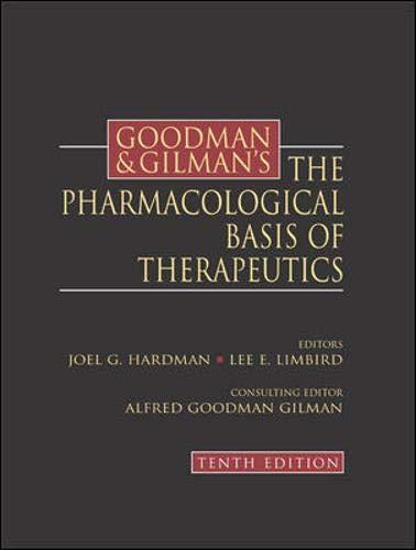 Goodman & Gilman's The Pharmacological Basis of Therapeutics Hardman, Joel Griff