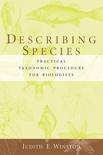 Describing Species [Paperback] Winston, Judith