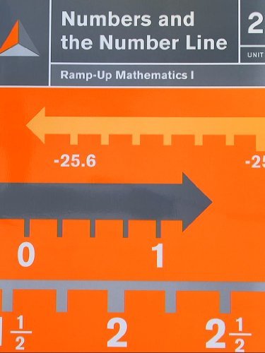 Numbers and the Number Line Student RUPA Numbers and the Number Line Student [VH