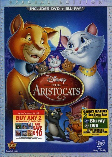 The Aristocats (Two-Disc Blu-ray/DVD Special Edition in DVD Packaging) [Blu-ray]