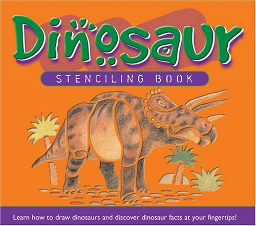 Dinosaur Stencil Book Robbins, Jim