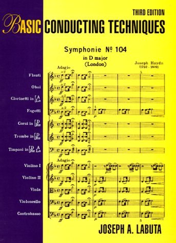 Basic Conducting Techniques [Paperback] Labuta, Joseph A.
