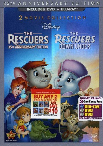 The Rescuers: The Rescuers / The Rescuers Down Under, 35th Anniversary Edition [