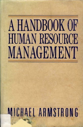 A Handbook of Human Resource Management [Hardcover] Armstrong, Michael