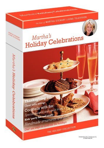 Martha's Holiday Celebrations [DVD]