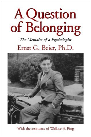 A Question of Belonging [Hardcover] Beier, Ernst G.