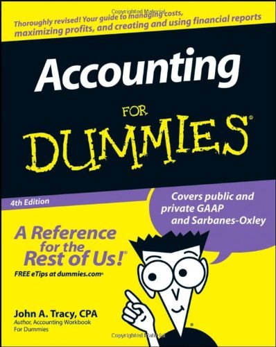 Accounting For Dummies John A. Tracy