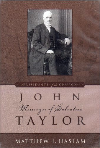 John Taylor: Messenger of Salvation [Audio Cassette] Haslam, Matthew