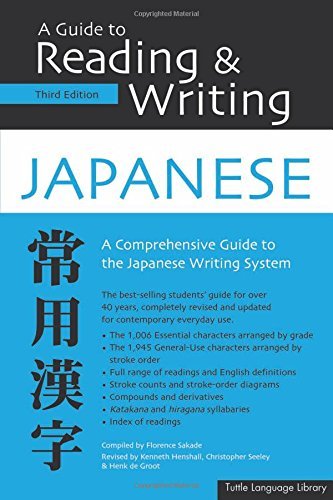 Guide to Reading & Writing Japanese: Third Edition Kenneth Hanshall; Christrophe