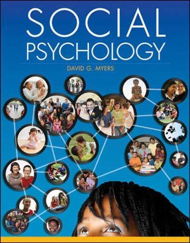 Social Psychology Myers, David