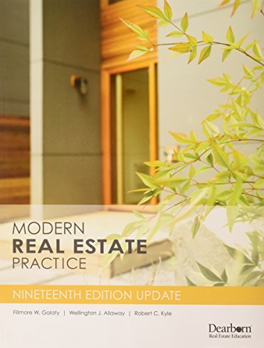 Modern Real Estate Practice Galaty, Fillmore W.; Allaway, Wellington J. and Kyle