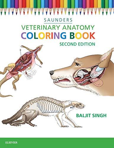 Veterinary Anatomy Coloring Book [Paperback] Singh BVSc  MVSc  PhD, Baljit