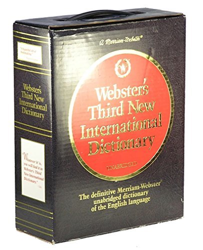 Webster's Third New International Dictionary/Unabridged Philip Babcock Gove and