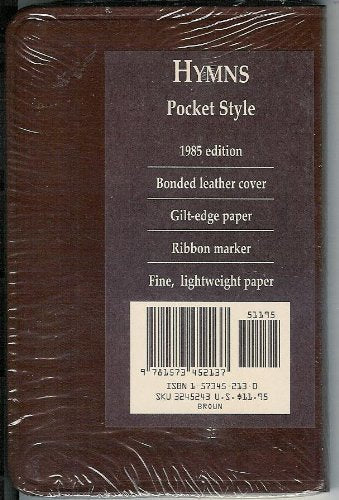 Pocket Sized Leather Hymn Book - Hymns of the Church of Jesus Christ of Latter-D