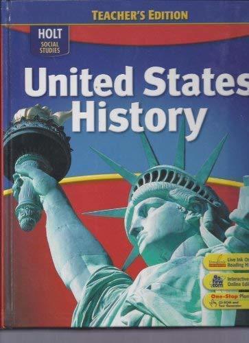 United States History, Teacher's Edition [Hardcover] William Francis Deverell