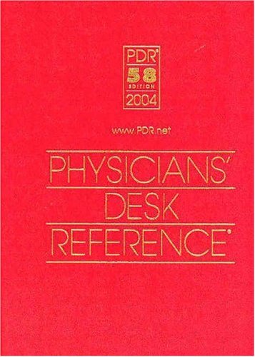 Physicians' Desk Reference: Hospital Library 2004 [Hardcover] Physicians' Desk R