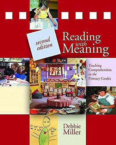 Reading with Meaning: Teaching Comprehension in the Primary Grades [Paperback] M