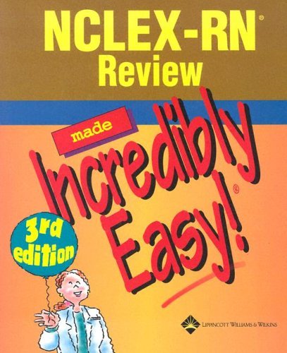 NCLEX-RN Review Made Incredibly Easy! Lippincott Williams & Wilkins