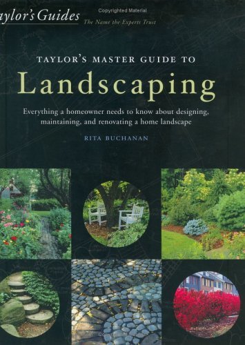 Taylor's Master Guide to Landscaping Buchanan, Rita