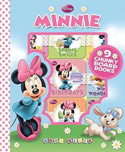 Disney Minnie Mouse - 9 Chunky Board Book Block 9-Book Set - PI Kids Editors of