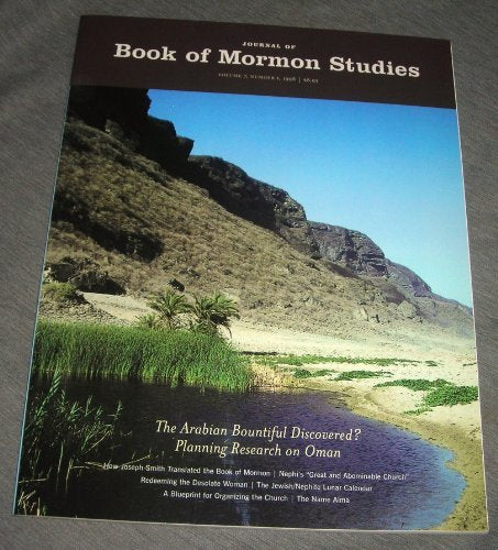 JOURNAL OF BOOK OF MORMON STUDIES Vol. 7 / Number 1 / 1998 [Paperback] John L. (