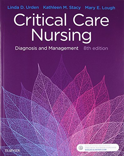 Critical Care Nursing: Diagnosis and Management Urden DNSc  RN  CNS  FAAN, Linda