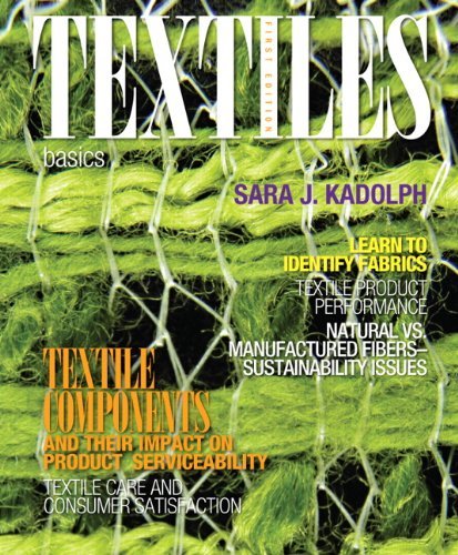 Textiles: Basics (Fashion Series) [Paperback] kadolph, Sara