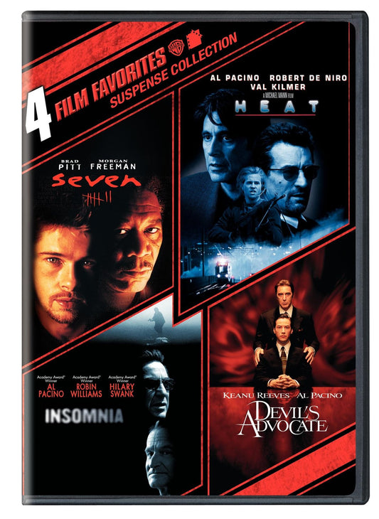 4 Film Favorites: Suspense (Devil's Advocate, Heat, Insomnia, Seven) [DVD]