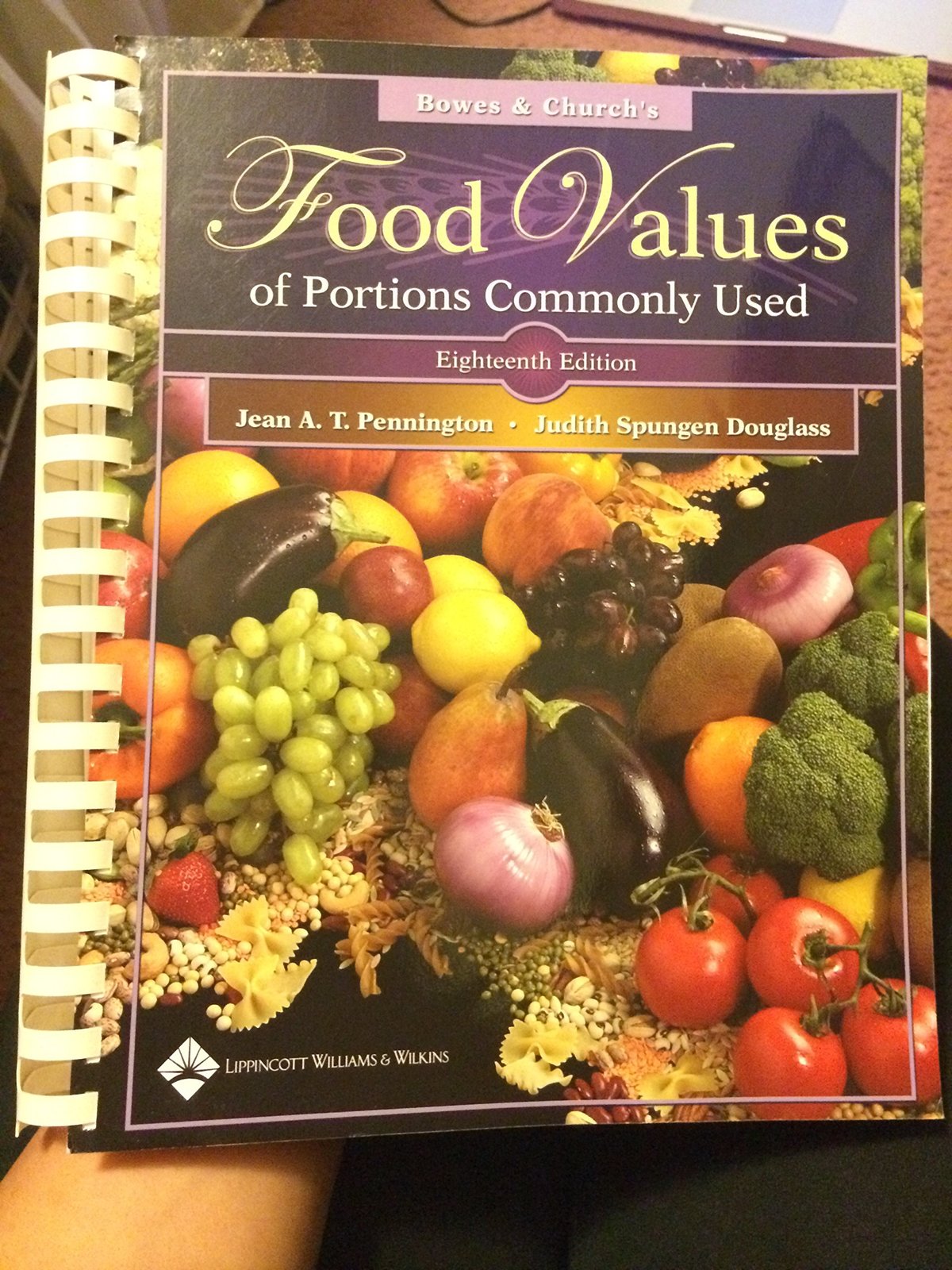 Bowes & Church's Food Values of Portions Commonly Used (BOWES AND CHURCH'S FOOD