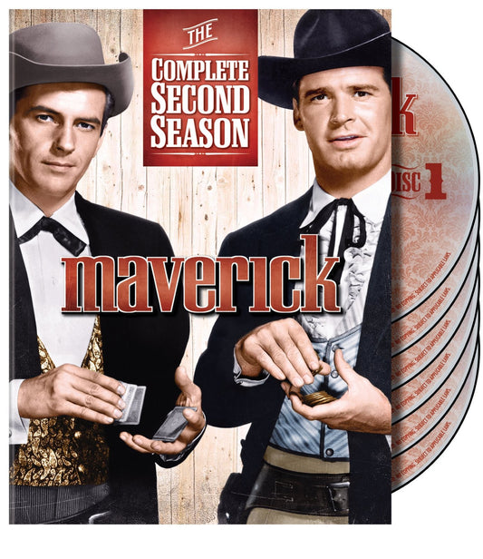 Maverick: The Complete Second Season (Black & White) [DVD]