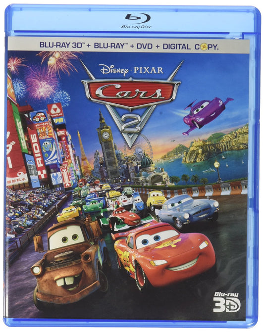 Cars 2 (Five-Disc Combo: Blu-ray 3D / Blu-ray / DVD / Digital Copy) [3D Blu-ray]