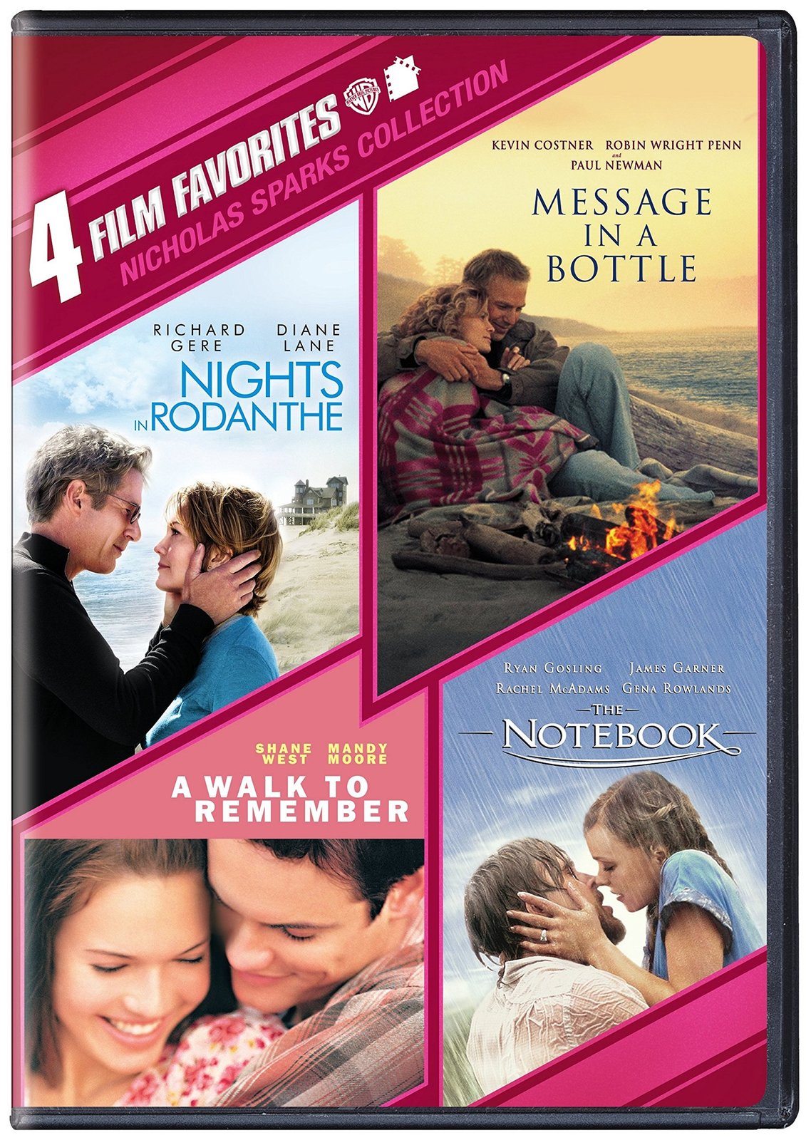 4 Film Favorites: Nicholas Sparks (Message in a Bottle, Nights in Rodanthe, The